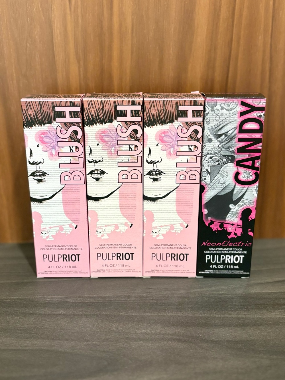 Pulp Riot Blush & Candy PINK Hair Color Set